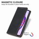 thumbnail image 5 of Funda tipo cartera con bloqueo RFID para Xiaomi Redmi 15 5G Con tapa abatible, portatarjetas, cierre magnético, TPU y soporte Negro, 5 of 6