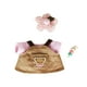 thumbnail image 1 of Conjunto De Ropa Para Muñeca De Peluche, Conjunto De Falda Vaquera, Bonito Accesorio Para El Cabello Hecho A Mano, Vestido De Muñeca, Camiseta Con Tirantes Rosas, 1 of 3