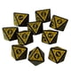 thumbnail image 1 of 10 Uds. Dados De 15mm Dados De Acrílico Para Juegos De Fiesta Juego De Dados De 8 Caras Para Fiesta KTV Amarillo, 1 of 5