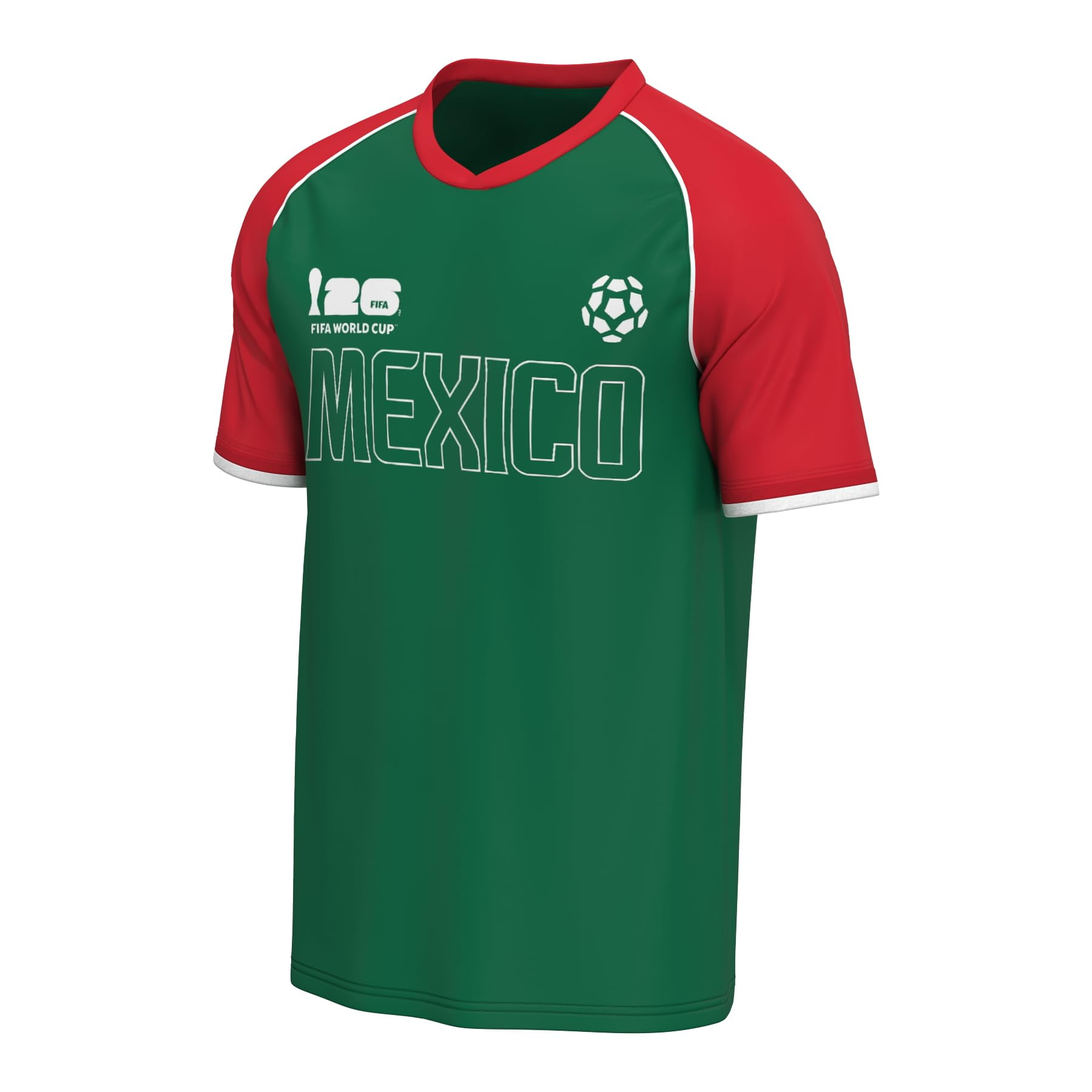 Outerstuff - Camiseta Raglán De Fútbol Para Hombre, Copa Mundial De La Fifa 2026, México