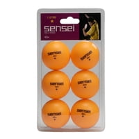 Set 6 Pelotas Ping Pong 1 Estrellas Sensei® - Tenis De Mesa