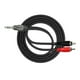 thumbnail image 1 of Cable Y Miniplug-2Rca 3M Nickel Plated Ye-364-3, 1 of 2