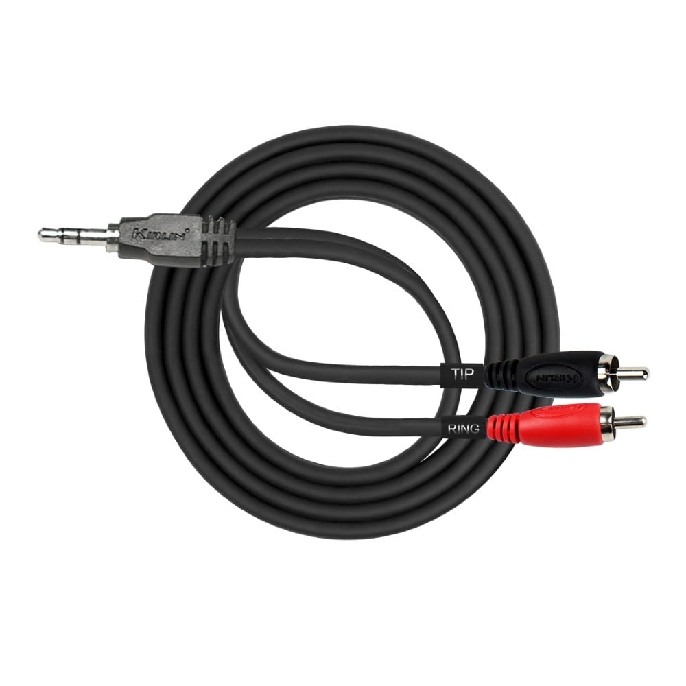 Kirlin Cable - Cable Y Miniplug-2rca 3m Nickel Plated Ye-364-3