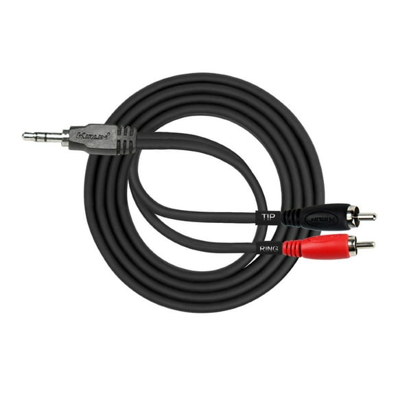 Cable Y Miniplug-2Rca 3M Nickel Plated Ye-364-3