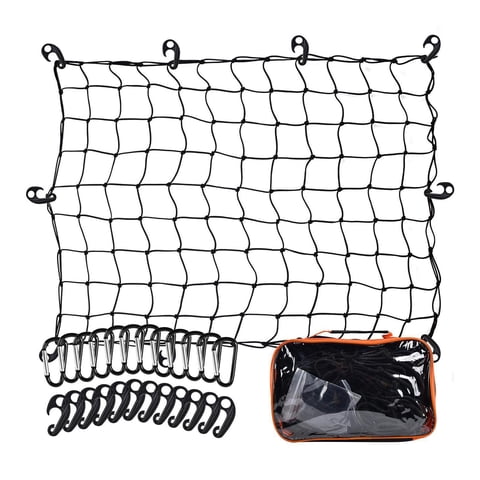 Ioensy - Red De Carga Para Automóviles, Red De Malla Elástica Con Gancho, Red De Carga Para Automóviles Para Camiones, 60Cm X 90Cm