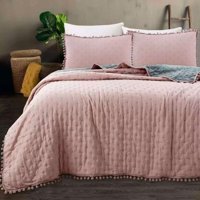 Oem - Cubrecama Y Fundas Con Pompon Dos Plazas Dormitorio 3