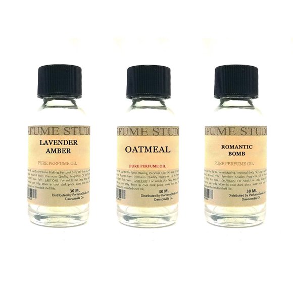 Set de aceites aromáticos Perfume Studio de 3 piezas, 30 mL para cosméticos
