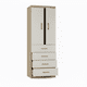 thumbnail image 3 of Closet 2 Puertas 4 Cajones Roble Beige, 3 of 5