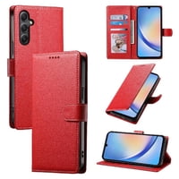 Funda Para Foxdock Samsung Galaxy A34 5G– Cuero Premium, 3 Ranuras Para Tarjetas, Protección Contra Impactos