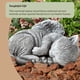 thumbnail image 2 of Estatua de Gatito Durmiente Ángel Memorial para Jardín Pure Garden, 2 of 7