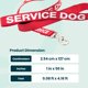 thumbnail image 2 of Correa Support Pets 122 cm PSD Nylon Roja, 2 of 9