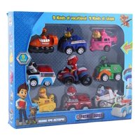 Pack 9 Autos Paw Patrol A Fricción En Caja Coral