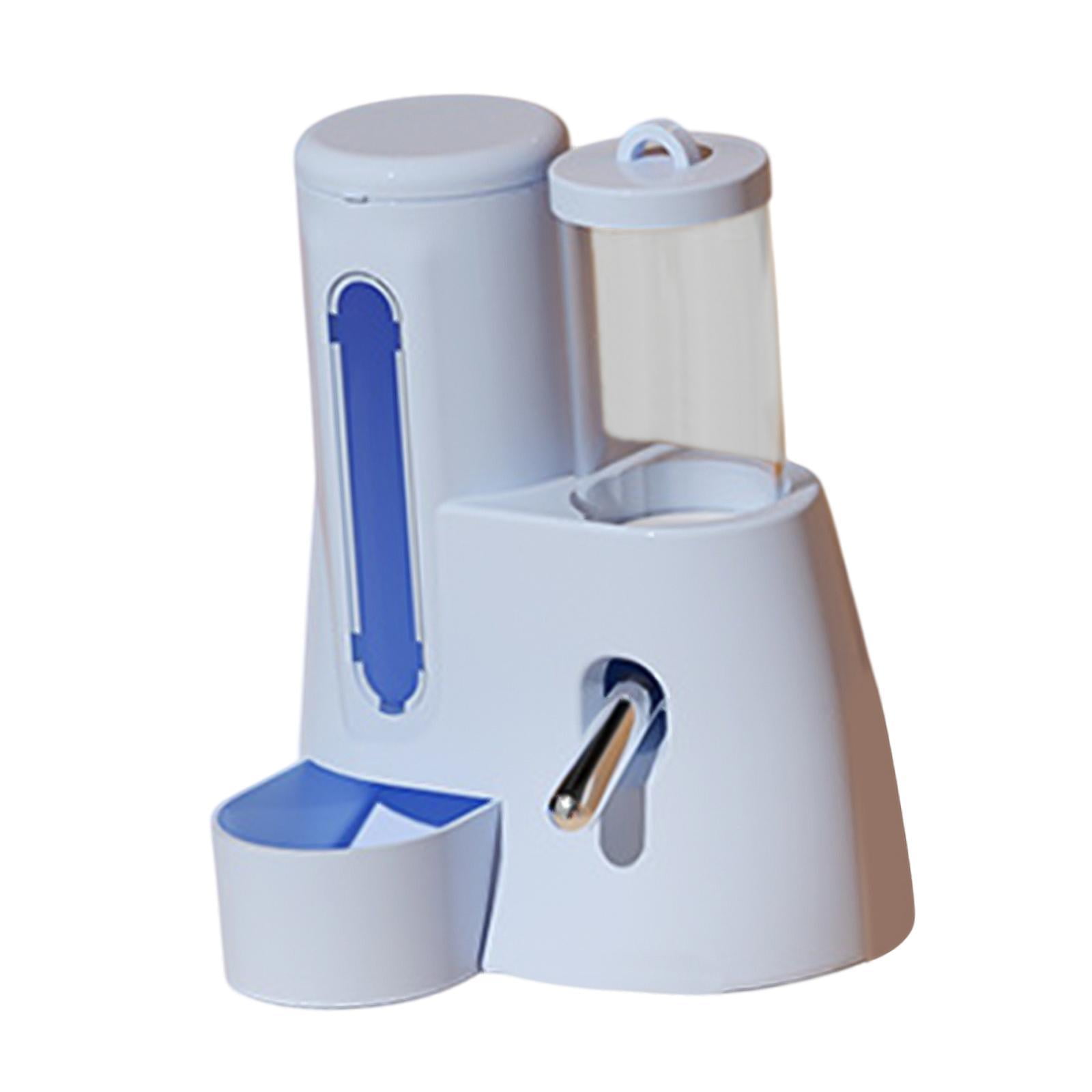 Magideal - Alimentador Automático De Hámster, Alimentación De Tazón Con Botella De Agua, Dispensador De Botellas Automático Multifuncional De Gran Capacidad 80 Ml