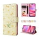 thumbnail image 1 of FOXDOCK Funda Tipo Cartera Floral para Samsung Galaxy S22 5G ,Funda con Tapa de Cuero PU, Protección Antigolpes con Ranuras para Tarjetas y Soporte, 1 of 5