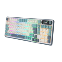 Genérico - Teclado Mecánico Rk S98 Sky Blue Español