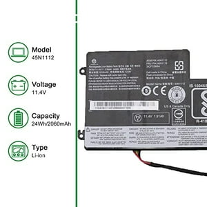 Jiazijia - 45N1112 45N1113 45N1111 Reemplazo De Batería Para Lenovo Thinkpad T440 T450 T450S T460 X240 X240S X250 X260 Series Interno 01Av459 45N1109 45N1773 121500145