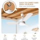 thumbnail image 3 of Ventilador de Techo PBLALA 28 LED Control Remoto y App, 3 of 3