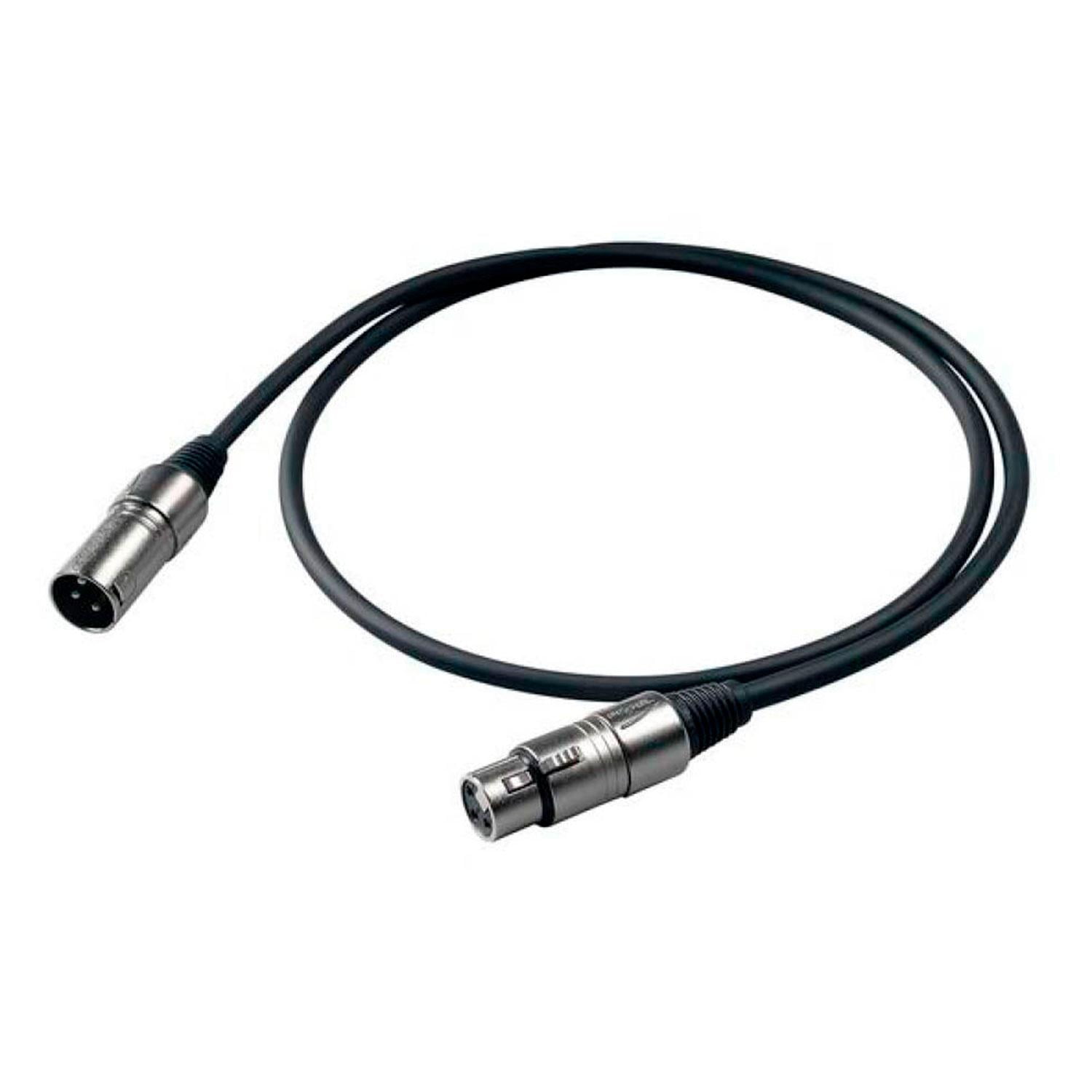 Cable De Micrófono 6mt Proel Bulk250lu6 Negro