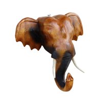 Bothyi - Escultura De Elefante De Pared Para Colgar En La Pared Para El Fondo De La Sala De Estar Inauguración De La Casa De 8 Pulgadas