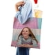 thumbnail image 4 of Like Nastya Bolso de tela con estampado de lienzo para mujer, bolsa de compras reutilizable y estética, con cremallera interior, regalo para mujer,40*40cm., 4 of 6