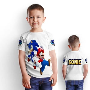 Mundo Textil - Polera Juvenil Sonic D7 - Talla 12