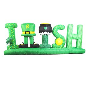 Bothyi - Decoración Brillante Grande Inflable Del Día De San Patricio Para Jardín Al Aire Libre