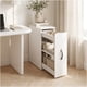 thumbnail image 1 of Gabinete Archivador Multifuncional Oficina Ruedas 3 Estantes Blanco, 1 of 8