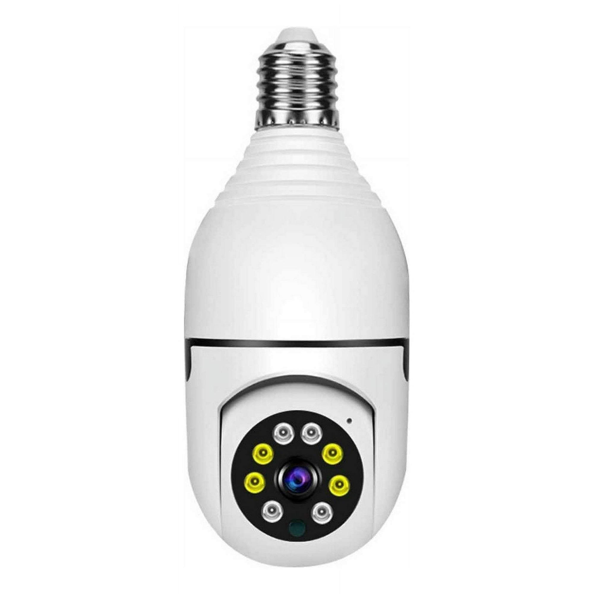 Genérico - Camara Seguridad Forma Bombilla Wifi Inalambrica Lau