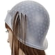 thumbnail image 1 of Gorro de silicona reutilizable para teñir el cabello, con gancho de metal, para peluquería, kit de reflejos (blanco), 1 of 3