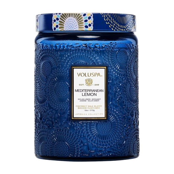 Mezcla de cera de coco Candle Voluspa Mediterranean Lemon, 532 ml