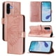 thumbnail image 4 of Funda cartera mariposa para Samsung Galaxy A56 5G con soporte y ranuras para tarjetas Oro rosa, 4 of 5