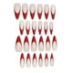 thumbnail image 4 of Uñas Fake Nails octoswave de presión larga con punta francesa, color rojo, 24 unidades, 4 of 7