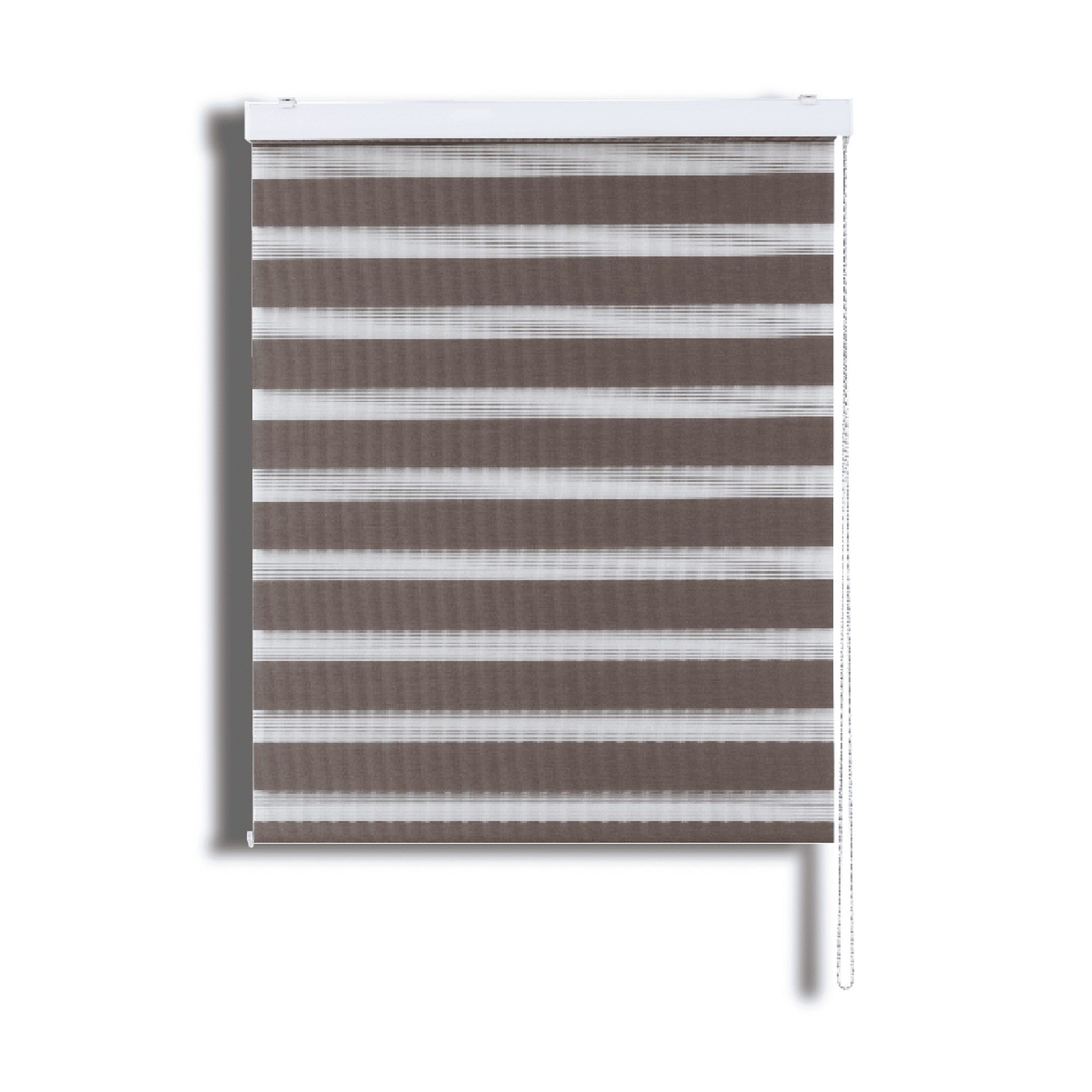 Cortina Roller Duo Zebra Día Y Noche Tostado 120 X 165 Cm Sunfree