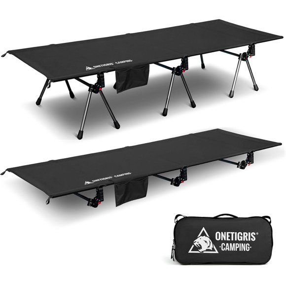 ONETIGRIS SUPRANUBIS Camping Cot, HighLow Options, Sturdy S