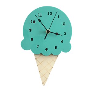 Magideal - Reloj De Pared Reloj Decorativo De Pared Reloj Colgante De Estilo Nórdico Reloj De Dormitorio Para Niños Decoración De Sala De Estar Habitaciones Infa Verde