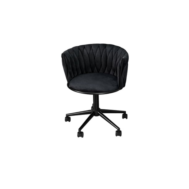 Silla De Escritorio Giratoria Base Negra Gales Negro