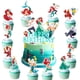 thumbnail image 1 of Suministros para Fiesta LDAKZFV Set de 25 Decoraciones de Sirena para Pasteles, 1 of 5