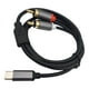 thumbnail image 5 of Cable Tipo C A 2 Rca Y Cable Divisor Rca Y Para Teléfono De Cine En Casa 1m, 5 of 5