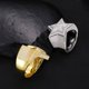 thumbnail image 4 of Anillo de Moissanita con Estrella Creada en Laboratorio Brillante para Hombre Anillo de Compromiso de Diamante Simulado de Plata Esterlina S925 Moda Lujo Bling Anillo de Fiesta, 4 of 8
