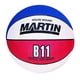 thumbnail image 1 of Baloncesto Martin Sports de goma, talla oficial, rojo/blanco/azul, 1 of 1