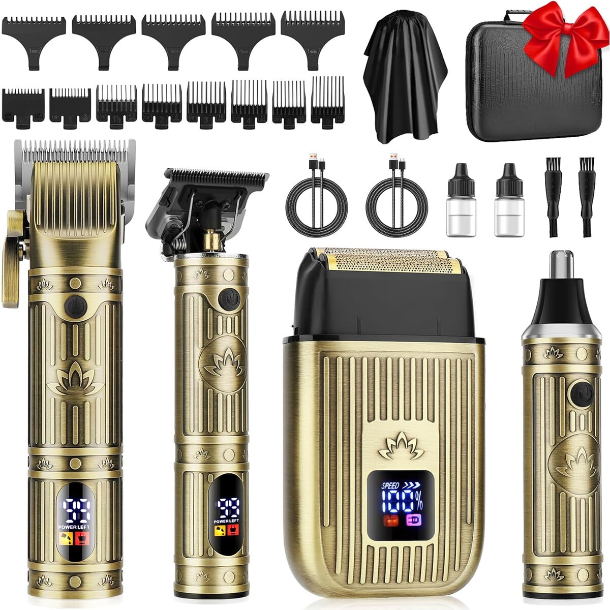 Cortadora De Pelo Zesuti 4en1 Kit Barbero Usb Pro