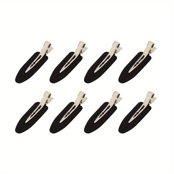 8pcs No Bend Hair Clips - Perfect for Salon Hairstyle, Styling, Makeup & Waves/Bangs/Bellows!
