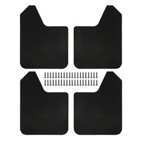 Magideal - 4 Uds. De Guardabarros, Accesorios Universales Para Coche, Piezas Exteriores Delanteras Y Traseras Negras, Guardabarros Para Camioneta, Coche, Camión,