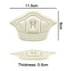 thumbnail image 5 of 4 pares de almohadillas para el talón para zapatos sueltos, insertos de agarre para el talón, almohadillas para el talón, pegatinas para el talón para zapatos demasiado grandes, relleno para zapatos d, 5 of 8