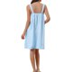thumbnail image 3 of INSPIRE CHIC Vestido de Toalla de Mujer con Cierre de Tela de Terry Absorbente de Secado Rápido con Tirantes Ajustables y Bolsillos M Azul Cielo, 3 of 6