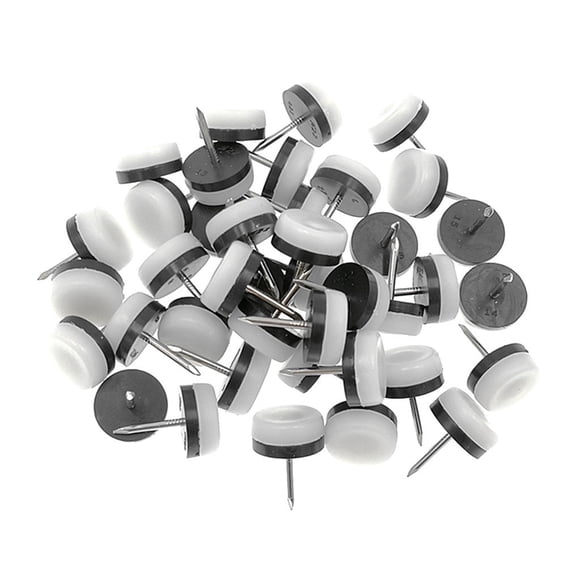 Deslizadores para muebles con clavo de nylon para proteger el piso