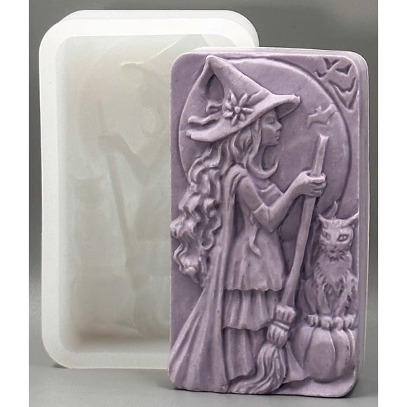 Molde de silicona ARTCRAFTMOLDS Bruja 9,8x5,5x3,4 cm