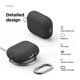 thumbnail image 5 of Funda de silicona negra para AirPods Pro 3 de elago con mosquetón, 5 of 9