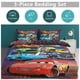 thumbnail image 3 of Cars Lightning McQueen Boys 3 Piece Bedding with 1 Flat Sheet And 2 Pillowcases Twin Bed Sheets, 3 of 5