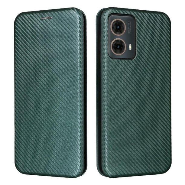 Funda Flip para FOXDOCK Motorola Moto G85 - Funda magnética de negocios, funda protectora delgada